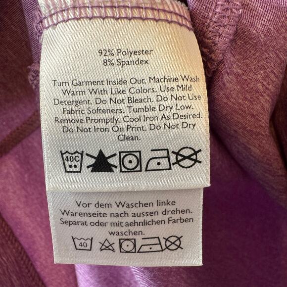 Eddie Bauer Workout Performance Tee Purple Size Medium - Picture 6 of 8